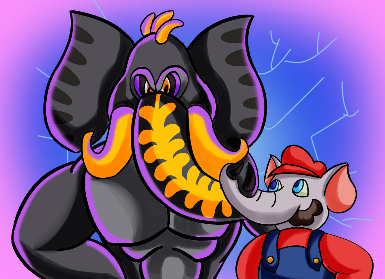 Mlp Elephant Deviantart Elephant buddies by BluegirlWoomy on DeviantArt