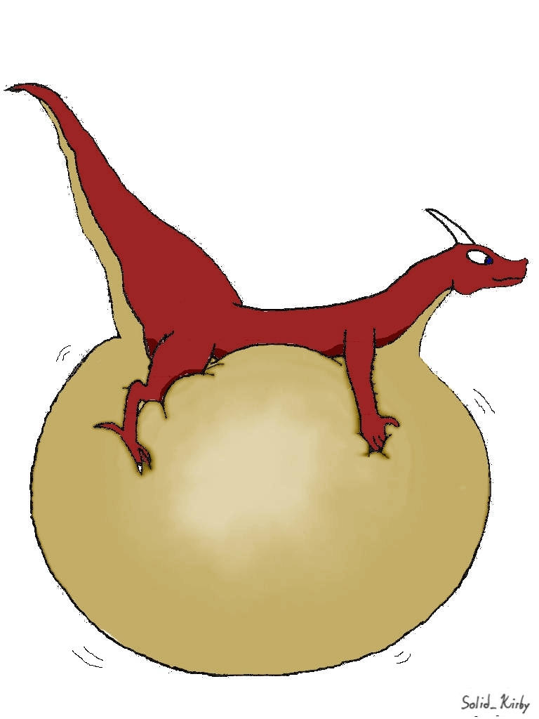 Inflating Dragon Belly by Solid-Kirby on DeviantArt
