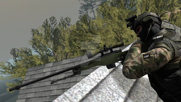 Sniper from roofs