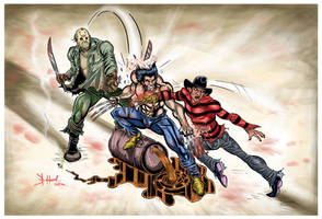 Wolverine vs Freddy Vs Jason