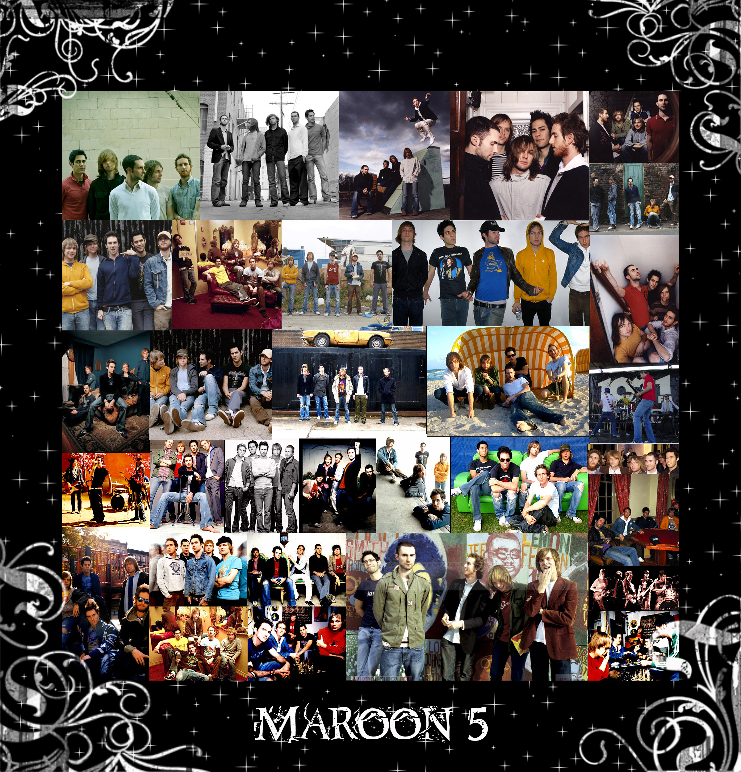 Maroon 5 Collage by h-o-l-z