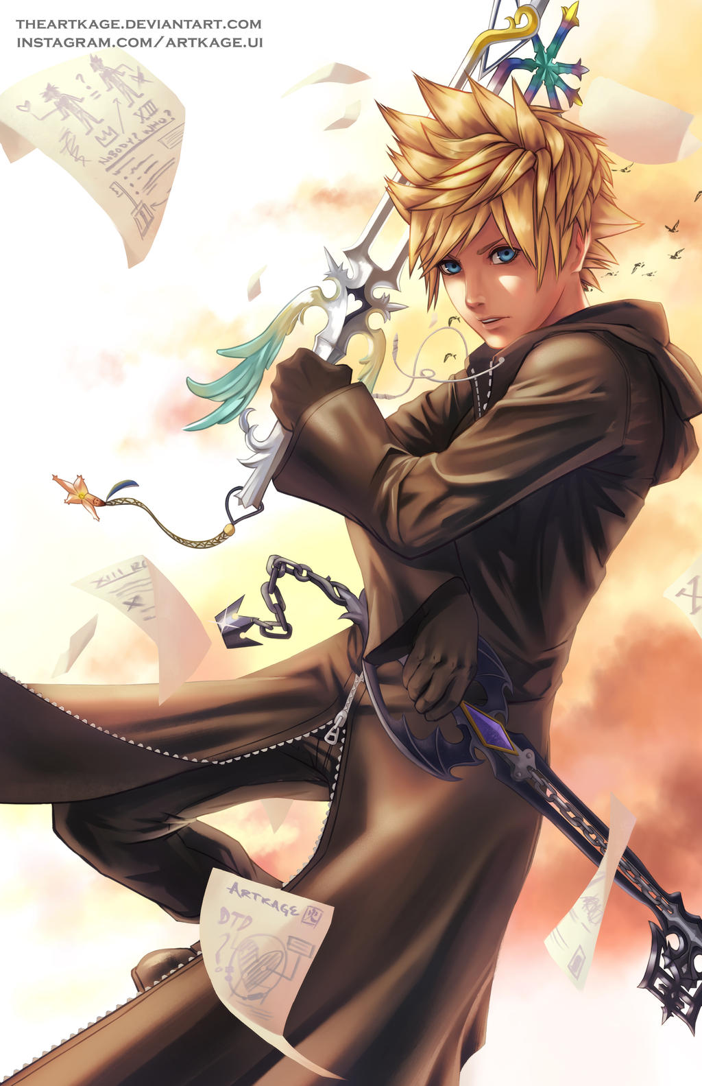 Roxas by TheArtKage on DeviantArt