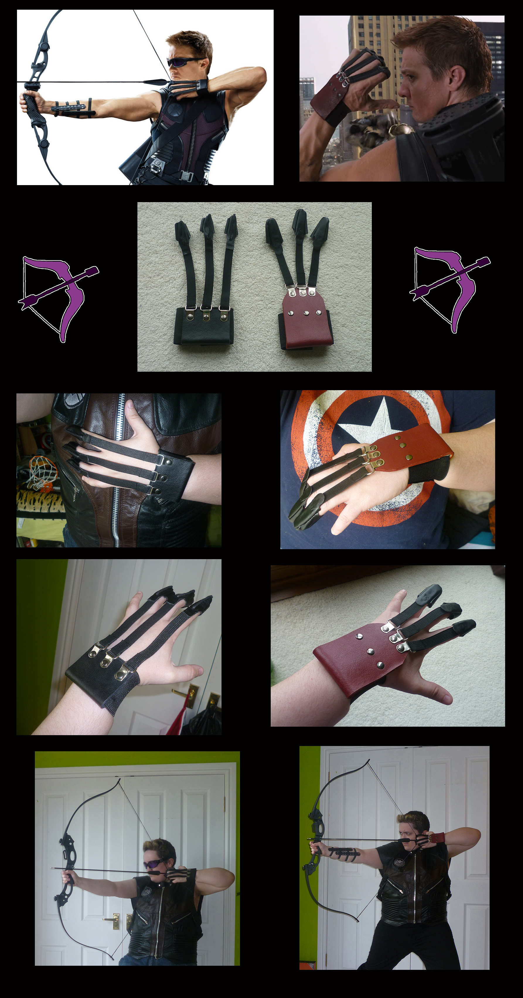 Hawkeye Gloves by ZombieHunt3r on DeviantArt