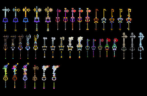 Kingdom Hearts X / Unchained X Keyblades by TheKCroxas on DeviantArt