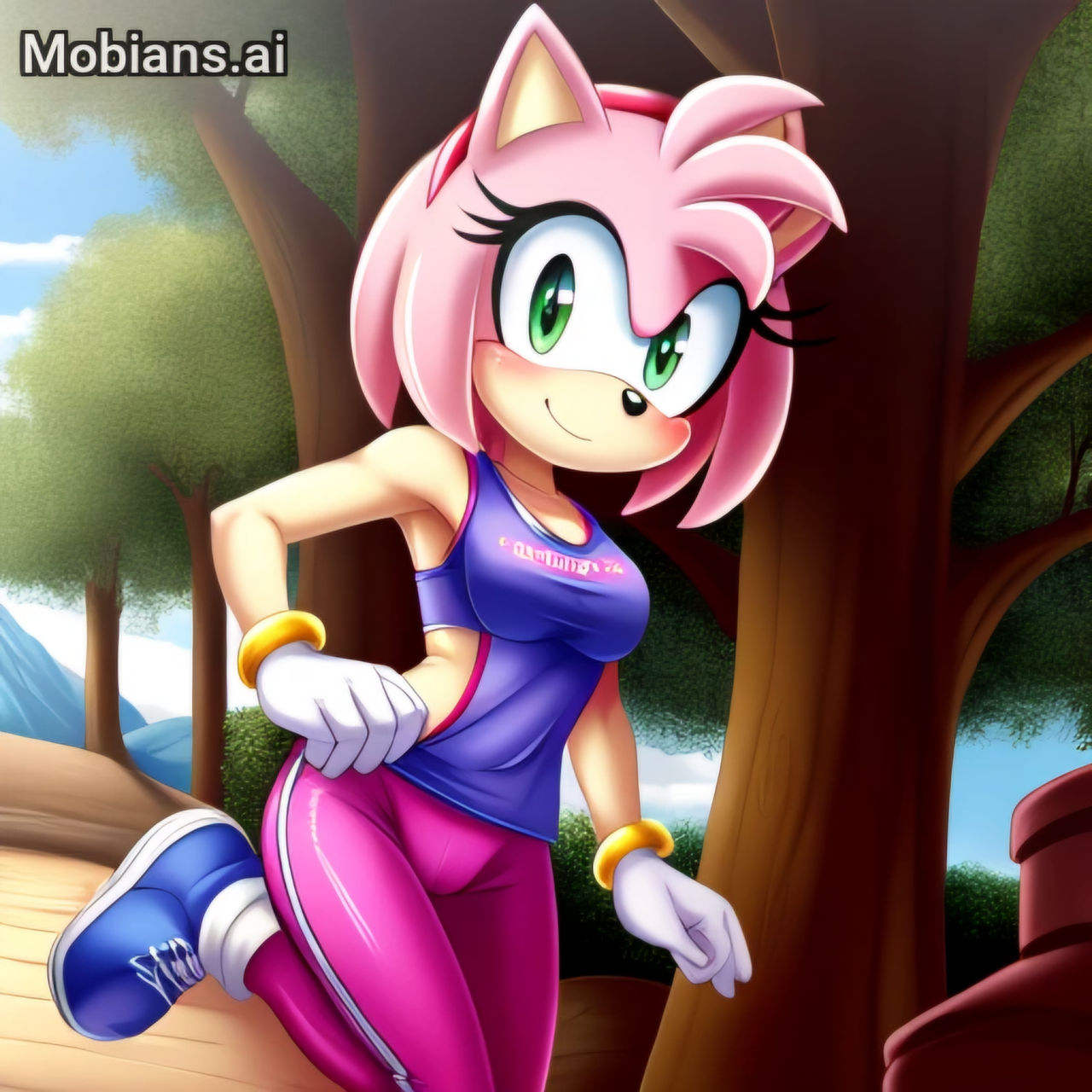 Amy Ruming Amy Rose going running by GET-A-LIFESTUDIOS1 on DeviantArt