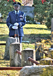 Air Force Funeral at Sleepy Hollow Cemetery 02