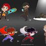 Commissions: Game Character Chibis