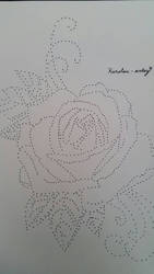 Rose Pointillism 