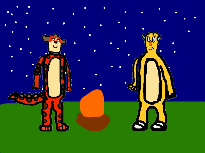 Rayburn Jr and Roy in camping by kadingrider on DeviantArt