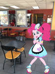 Pinkie Pie Working At Jack In The Box 1