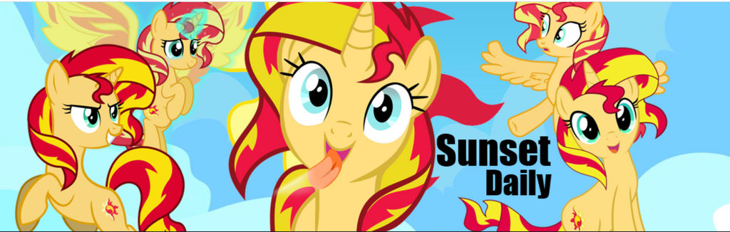 Sunset Shimmer Equestria Daily Banner