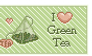 Stamp - I love Green Tea