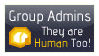 Stamp - Group Admins Are Human by r0se-designs