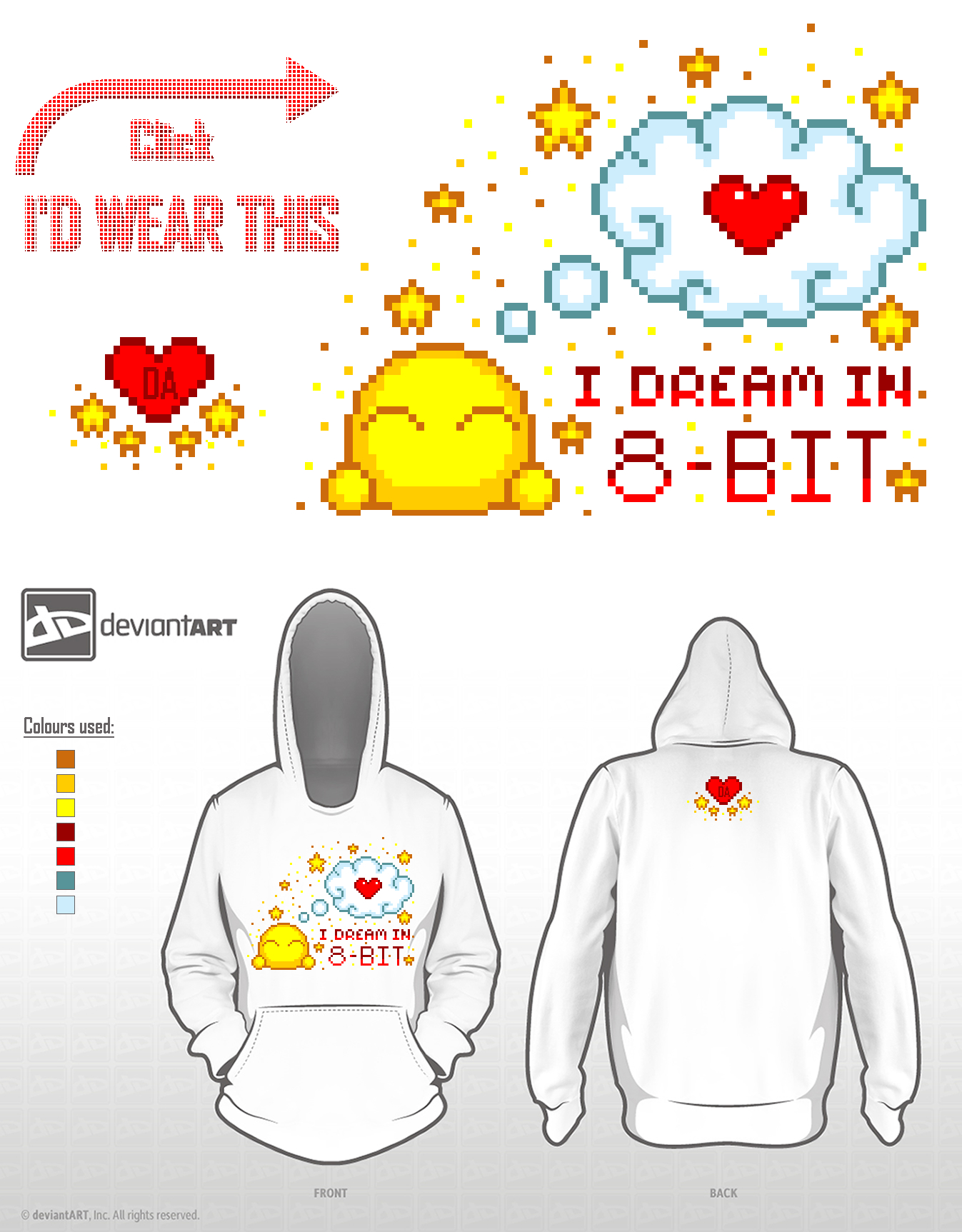 I dream in 8-Bit - deviantWEAR Challenge Entry