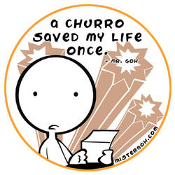 Mr. Goh - Churro Sticker