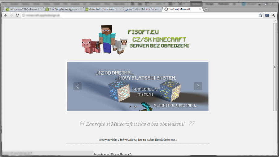 Minecraft Web by applecustoms on DeviantArt