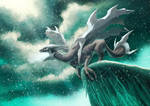 Kyurem, the ice dragon by Sa-chan1603