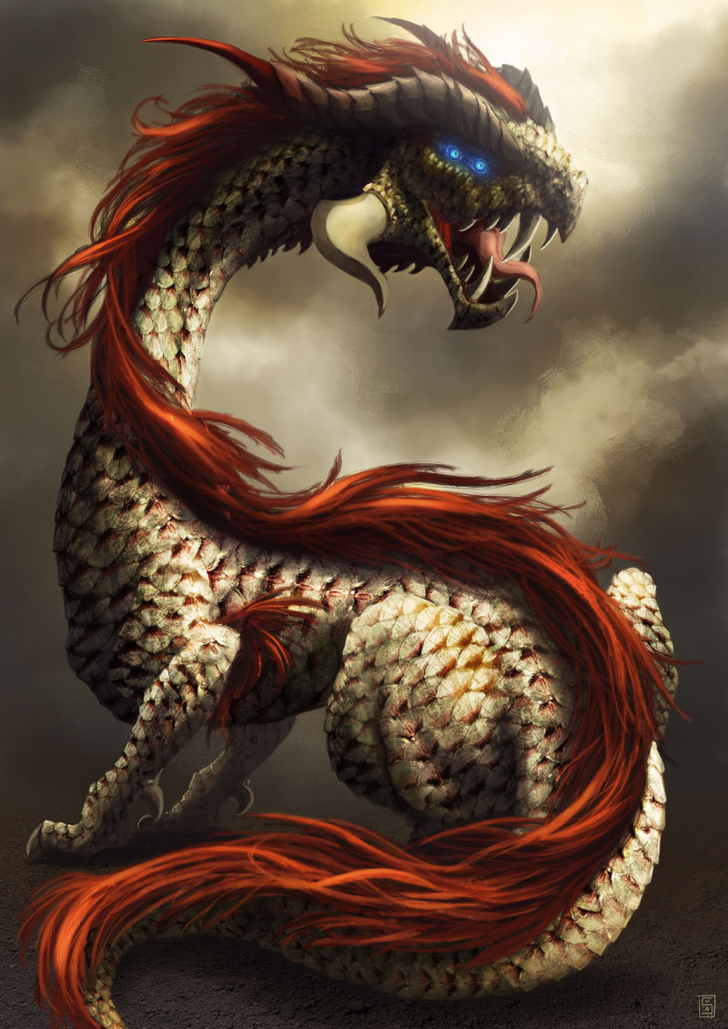 Sabertooth dragon