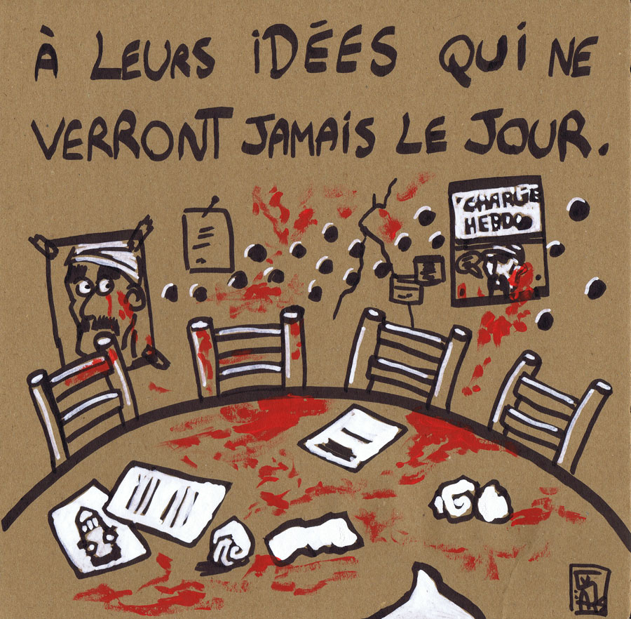 Charlie Hebdo : Hommage