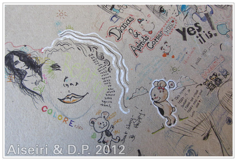 Dianas und Astrids Corner @ desk pad doodles 2012