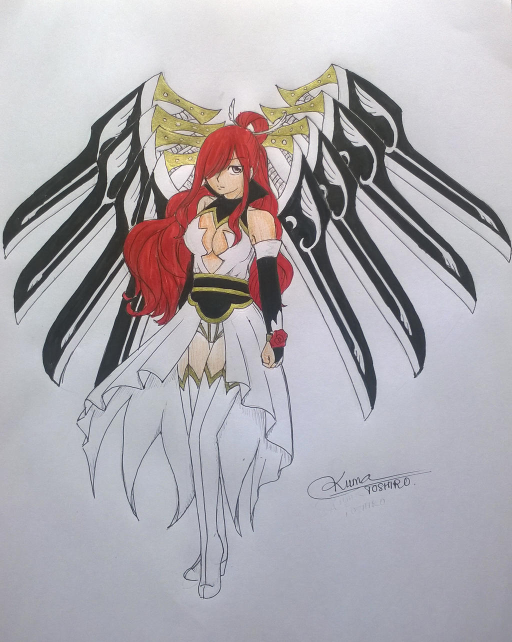 Erza Scarlet: new armor