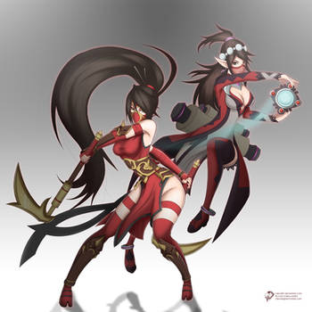 Scarlet Double (League of Legends X Paladins)