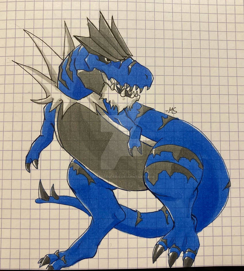 Shiny Tyrantrum by MasterSerris on DeviantArt