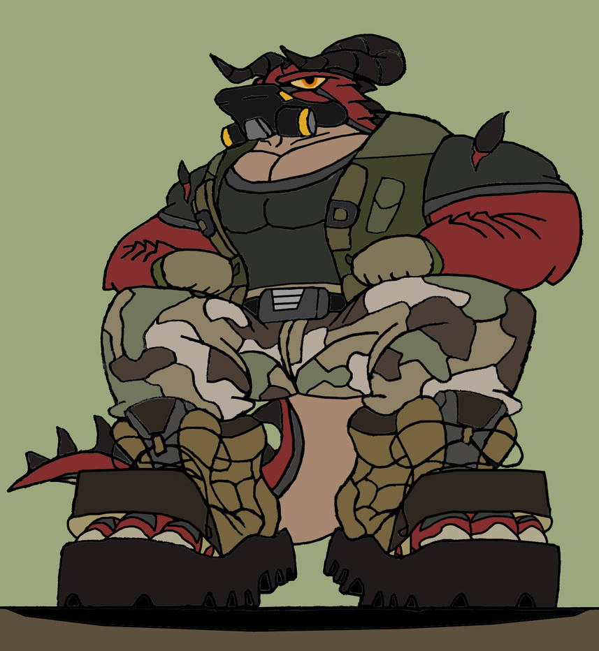 Deathclaw Inflation Deviantart Deathclaw Squats (Alt) by Carfan3 on DeviantArt