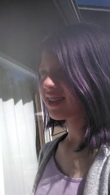 purple hair