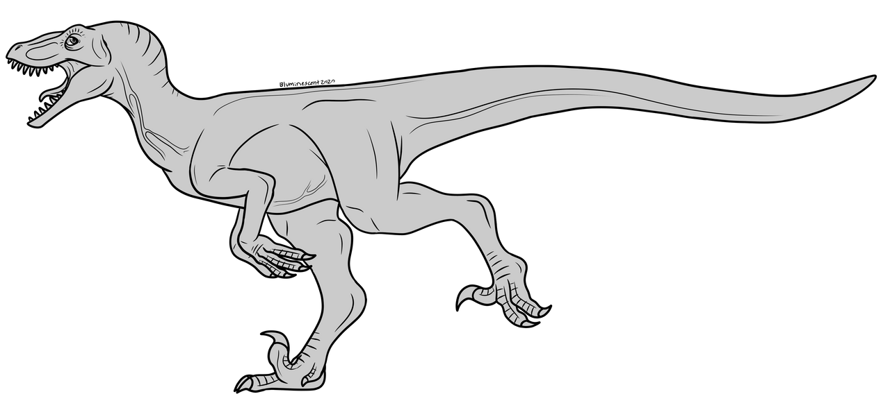 Utahraptor Base - F2U by Bluminescent on DeviantArt