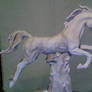 Clay Horse Sculpture