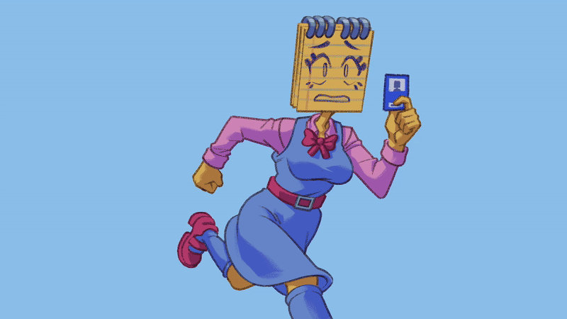 Note Chan Note-chan Late For Work ANIMATION by ImTheGuySK3 on DeviantArt