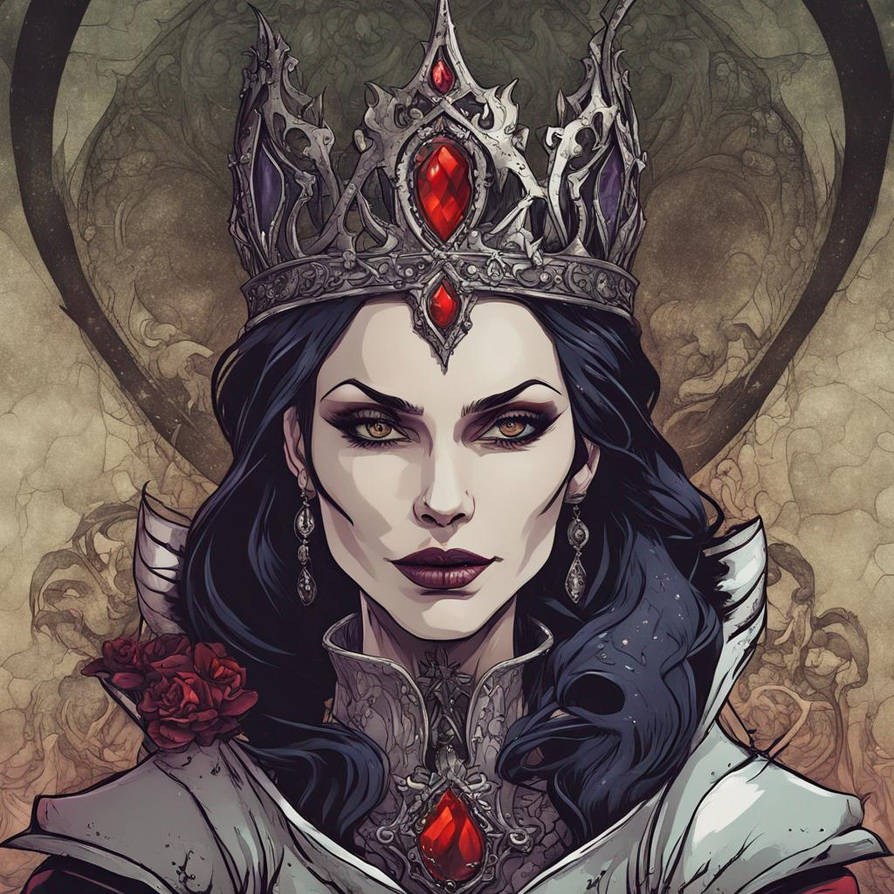 Evil Queen Using Computer The Evil Queen by horrorbouy on DeviantArt