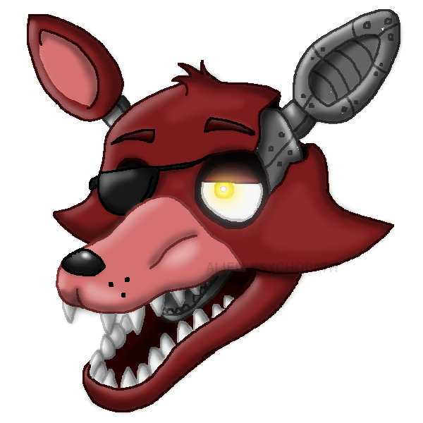 How to draw Withered Foxy (FNAF) 