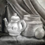 Chiaroscuro still life