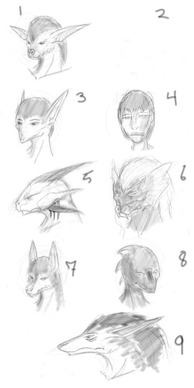 Nimble Character Races :Races: 2-24-09 by Zaeta-K on DeviantArt