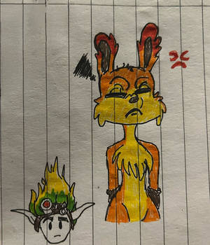 Daxter and Jak - traditional doodle