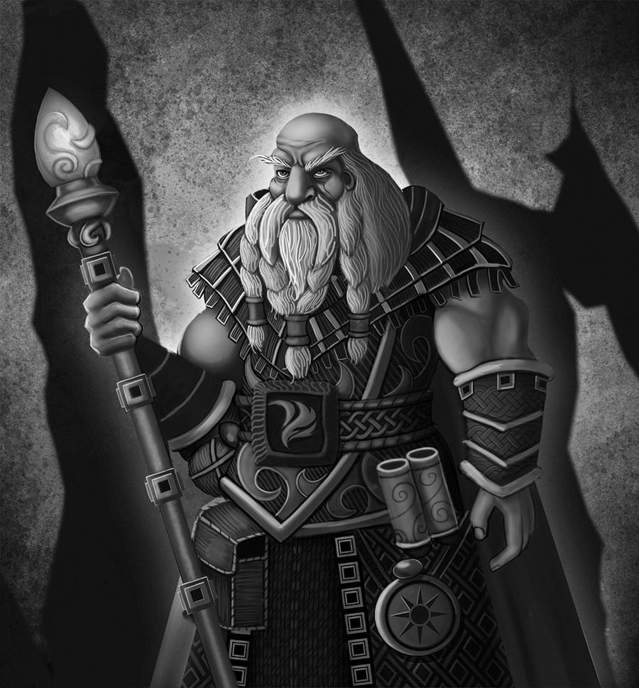 Dwarven Rune Magic Dwarven Mage by Raaom on DeviantArt