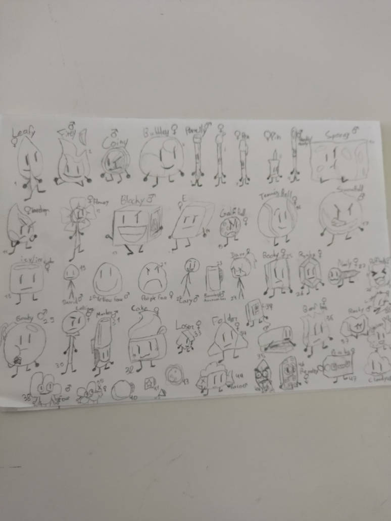 Box Object Bfdi Objects All BFDI by Alexia-Darky on DeviantArt