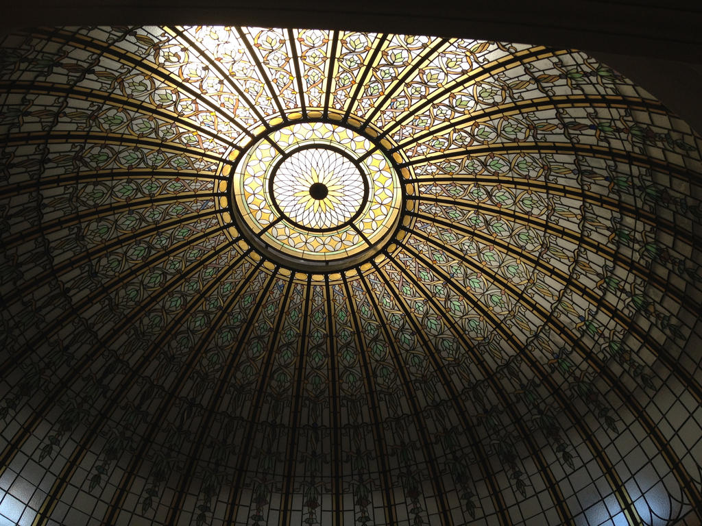 Stained Glass Dome Ceiling 2 By Percyjackson8299 On Deviantart