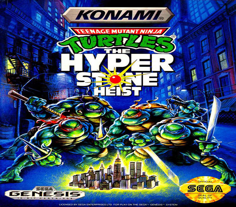 TMNT Hyper Stone Heist Sega Genesis Label by Borracho2x on DeviantArt