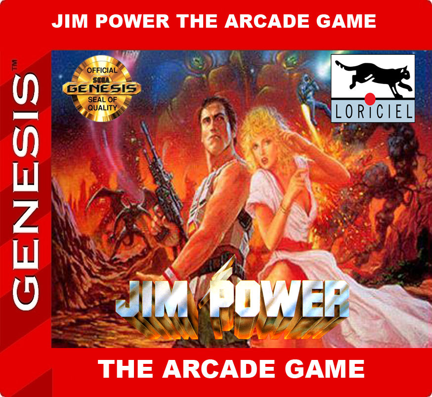 Jim Games Jim Power The Arcade Game Genesis Label by Borracho2x on DeviantArt