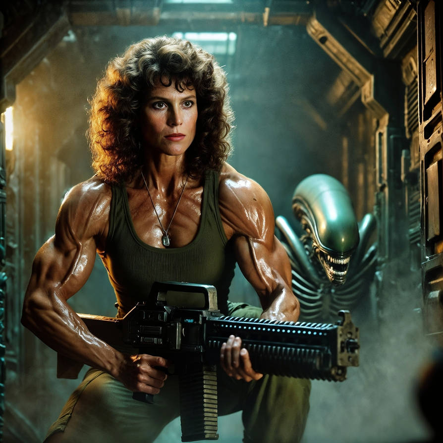 Lt. Ellen Ripley in Aliens (1986) by fmbb7841 on DeviantArt