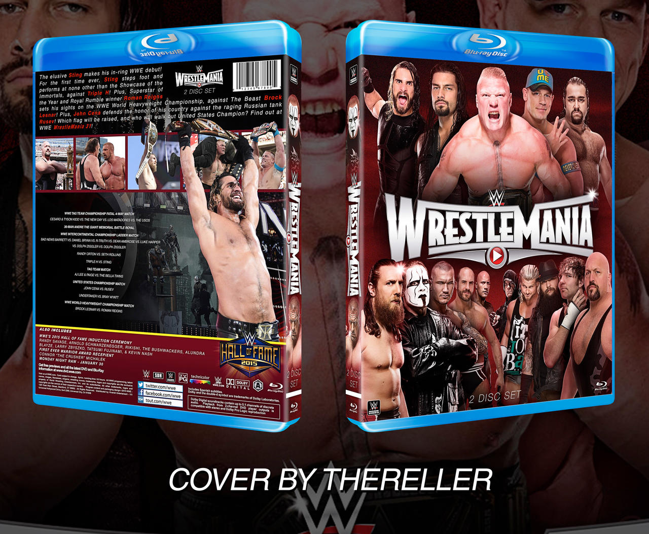 WWE WrestleMania 31 Custom BluRay Cover