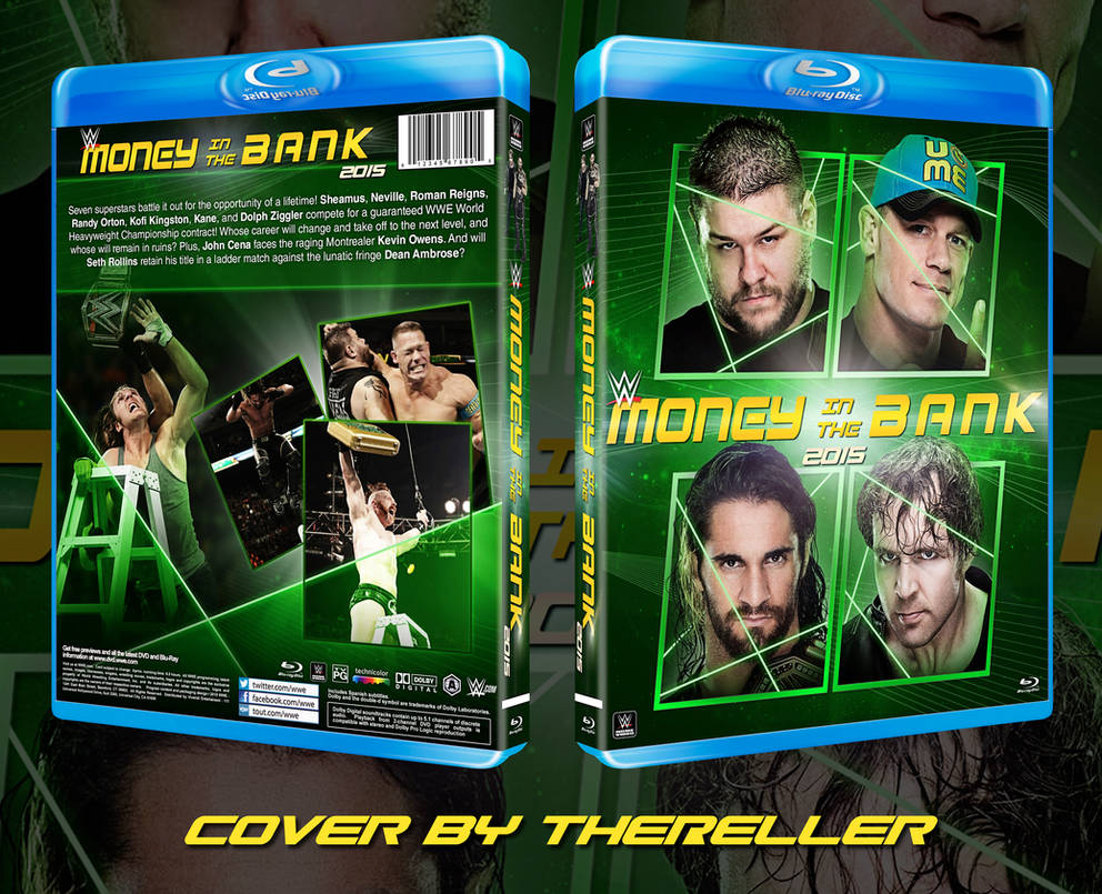 Wwe Money In The Bank 2015 Custom Bluray Cover By Thereller On