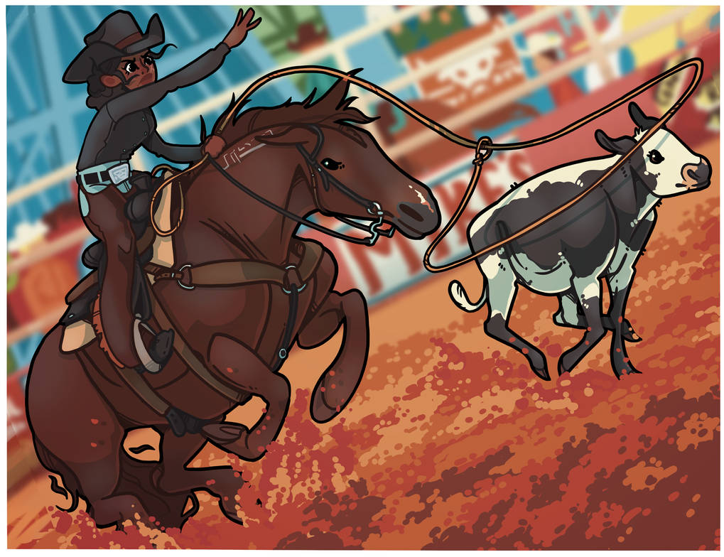 Breakaway Roping Easy Drawing LBA Breakaway Roping by FootyBandit on DeviantArt