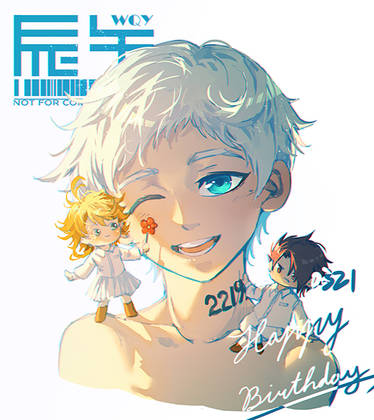 Emma, Ray and Norman from The Promised neverland. by HellMageJas on  DeviantArt