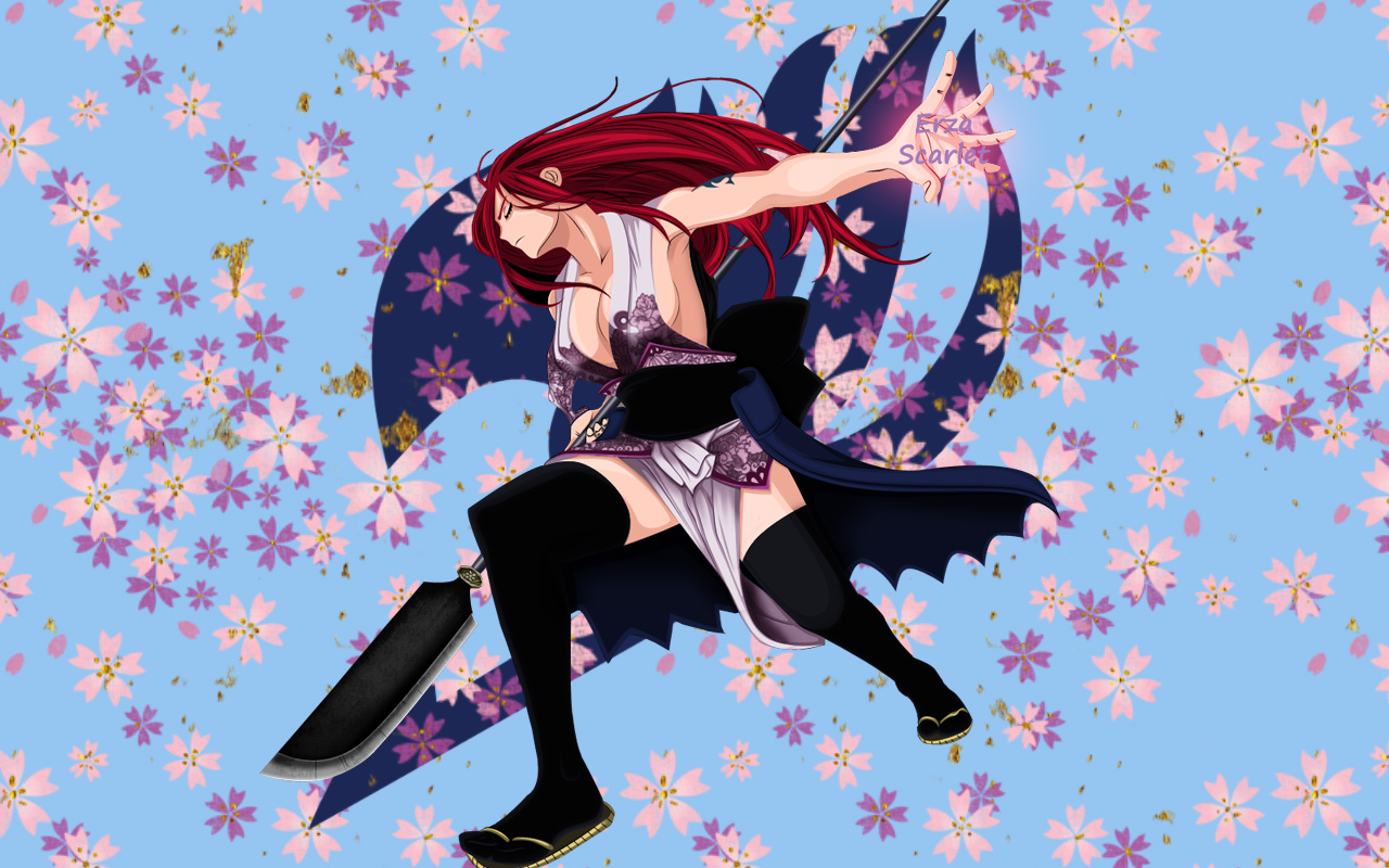 Erza Robe Of Yuen Wallpaper