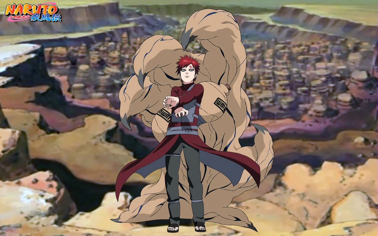 Little Gaara, naruto, sunagakure, anime, HD phone wallpaper