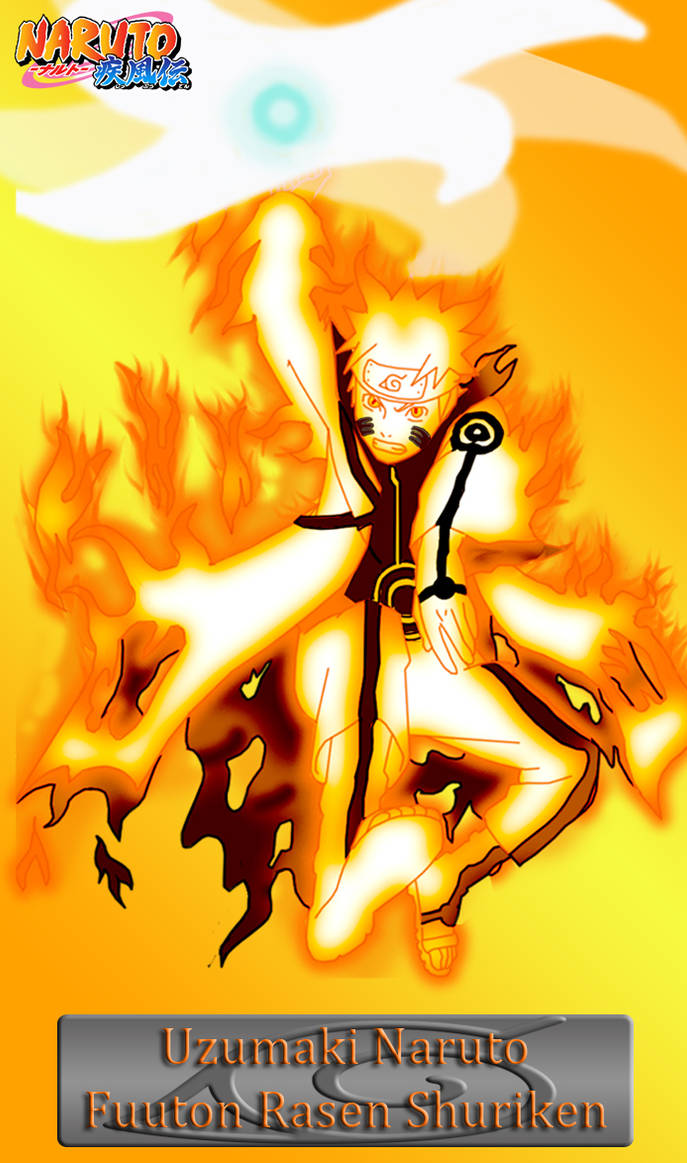 Uzumaki Naruto Fuuton Rasen Shuriken N8 by ng9 on DeviantArt